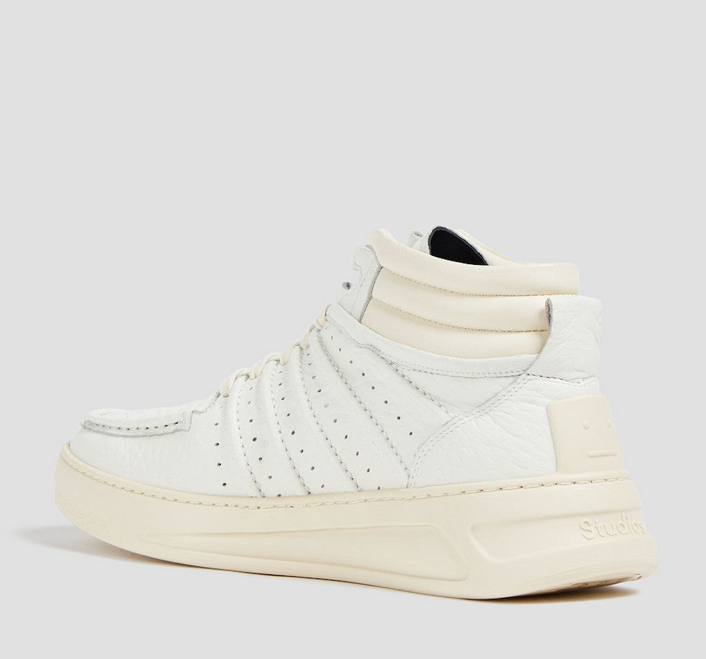 ACNE STUDIOS Textured Leather High-Top Sneakers for Men