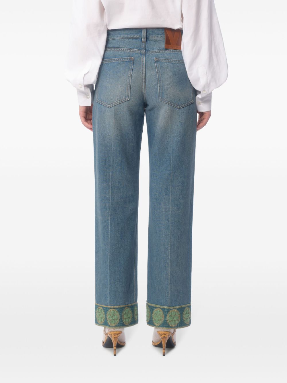 VALENTINO Straight-Leg Denim Jeans for Women