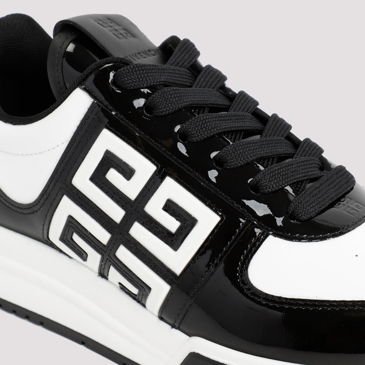 GIVENCHY Premium Leather Black Low-Top Sneakers for Women