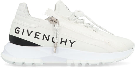 GIVENCHY Signature Leather Zip Sneakers for Women