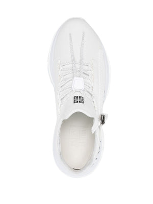 حذاء سنيكرز نسائي جلدي أبيض - مجموعة ربيع وصيف 2024