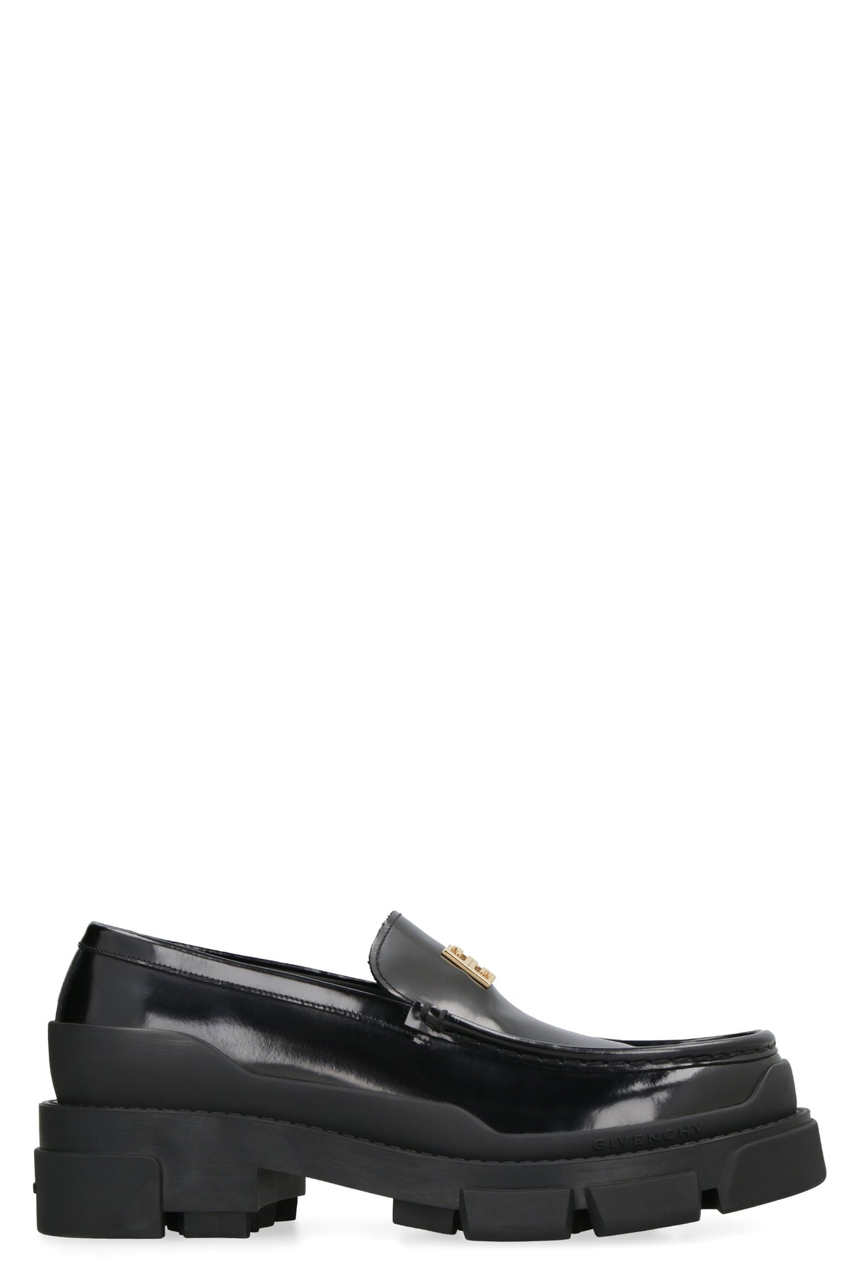 GIVENCHY Trendy Black Leather Loafers for Women - FW23 Collection