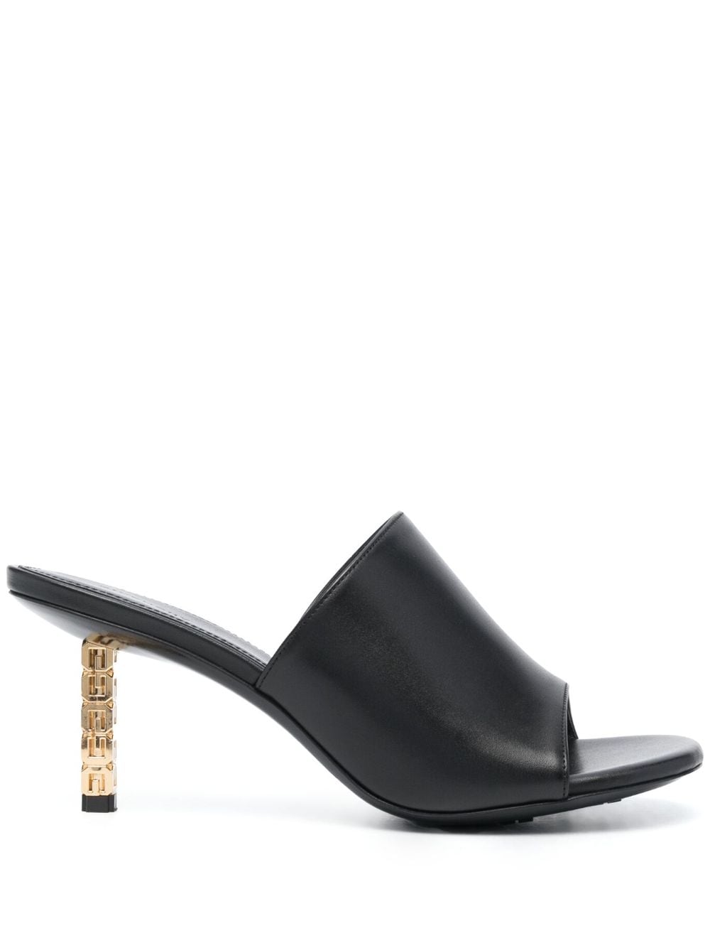 黑色Logo凉鞋高跟鞋 | GIVENCHY FW23女士系列