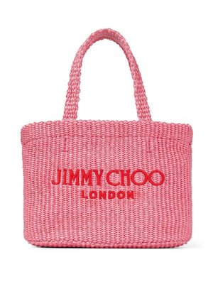 JIMMY CHOO Women's Candy Pink Mini Tote Handbag for Spring/Summer 2024