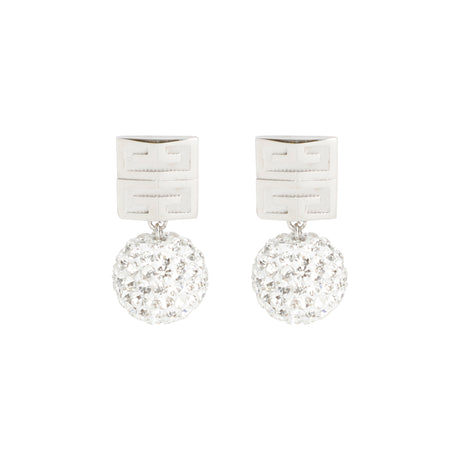 GIVENCHY Elegant Crystal Accented Earrings