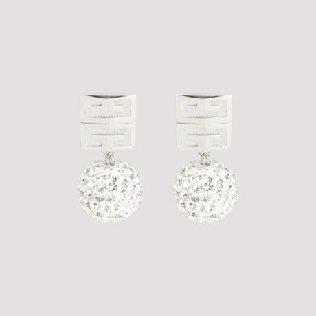 GIVENCHY Elegant Crystal Accented Earrings