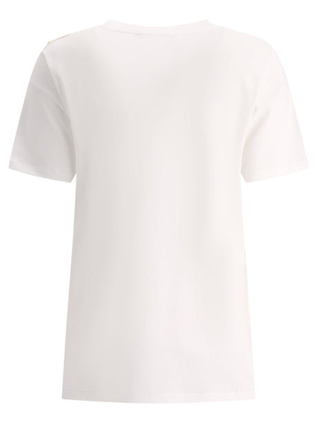 BALMAIN Simple White T-Shirt - SS24