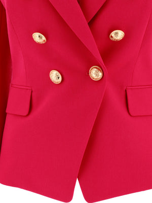 BALMAIN Fashionable 24SS Women's Fuchsia Outer Jacket