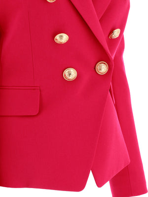 BALMAIN Fashionable 24SS Women's Fuchsia Outer Jacket