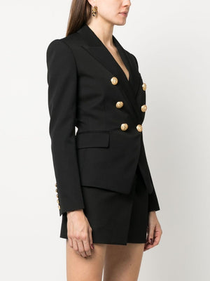 BALMAIN Stylish and Sleek 24SS Black Women's Outerwear