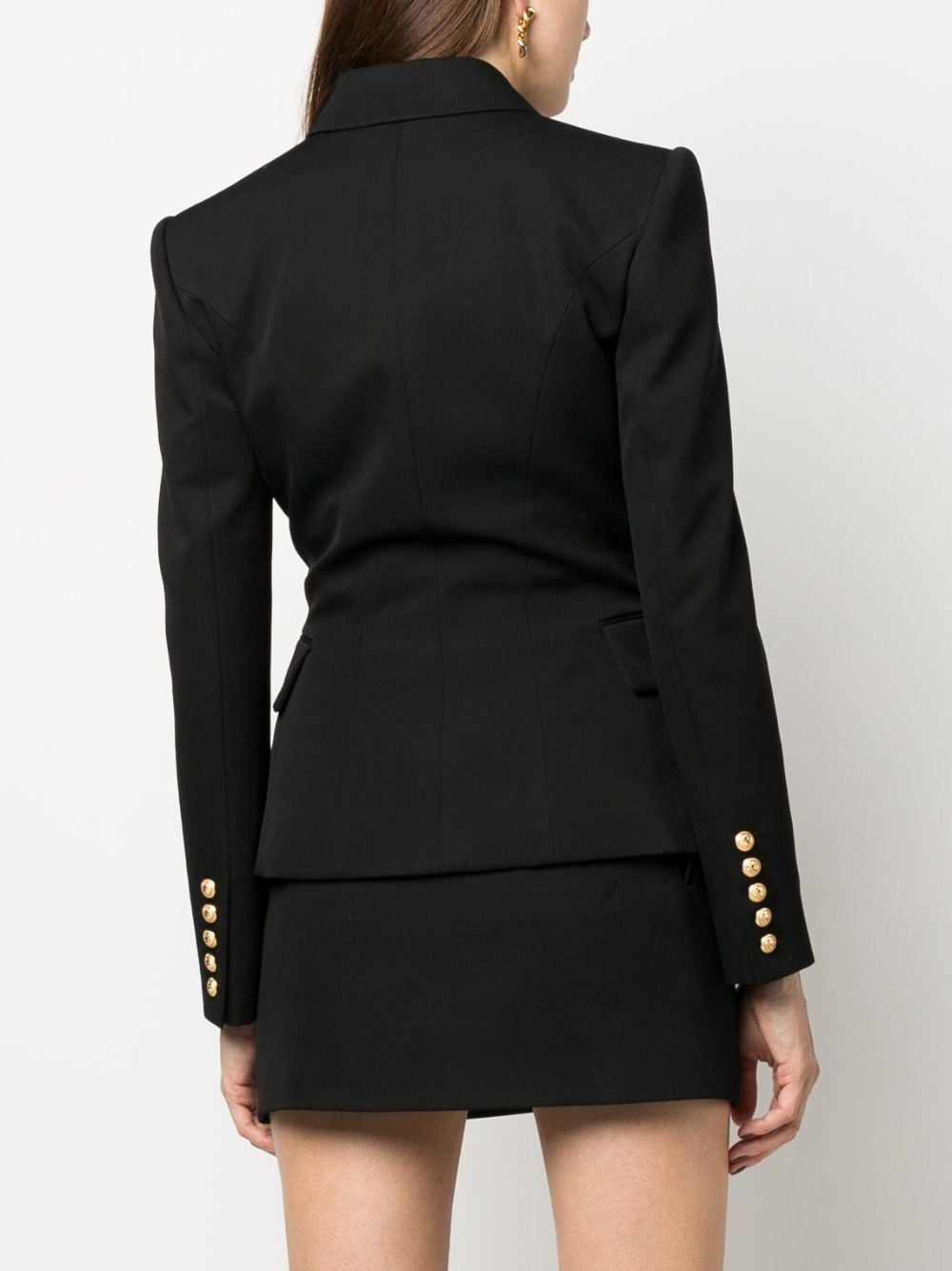 BALMAIN Stylish and Sleek 24SS Black Women's Outerwear