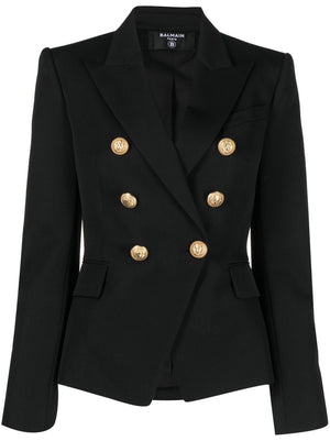 BALMAIN Stylish and Sleek 24SS Black Women's Outerwear