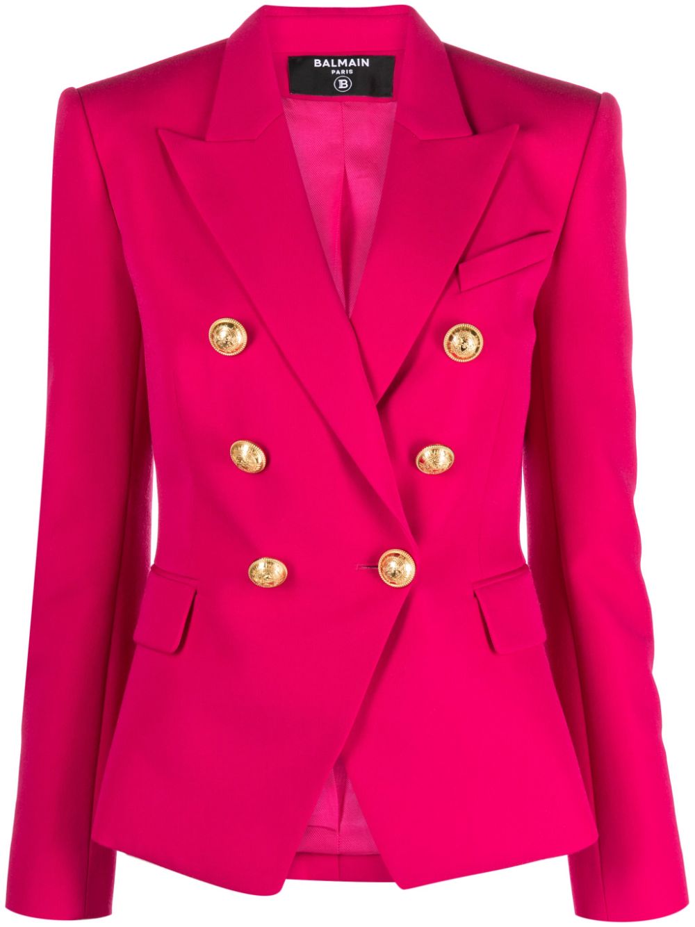 BALMAIN Fashionable 24SS Women's Fuchsia Outer Jacket