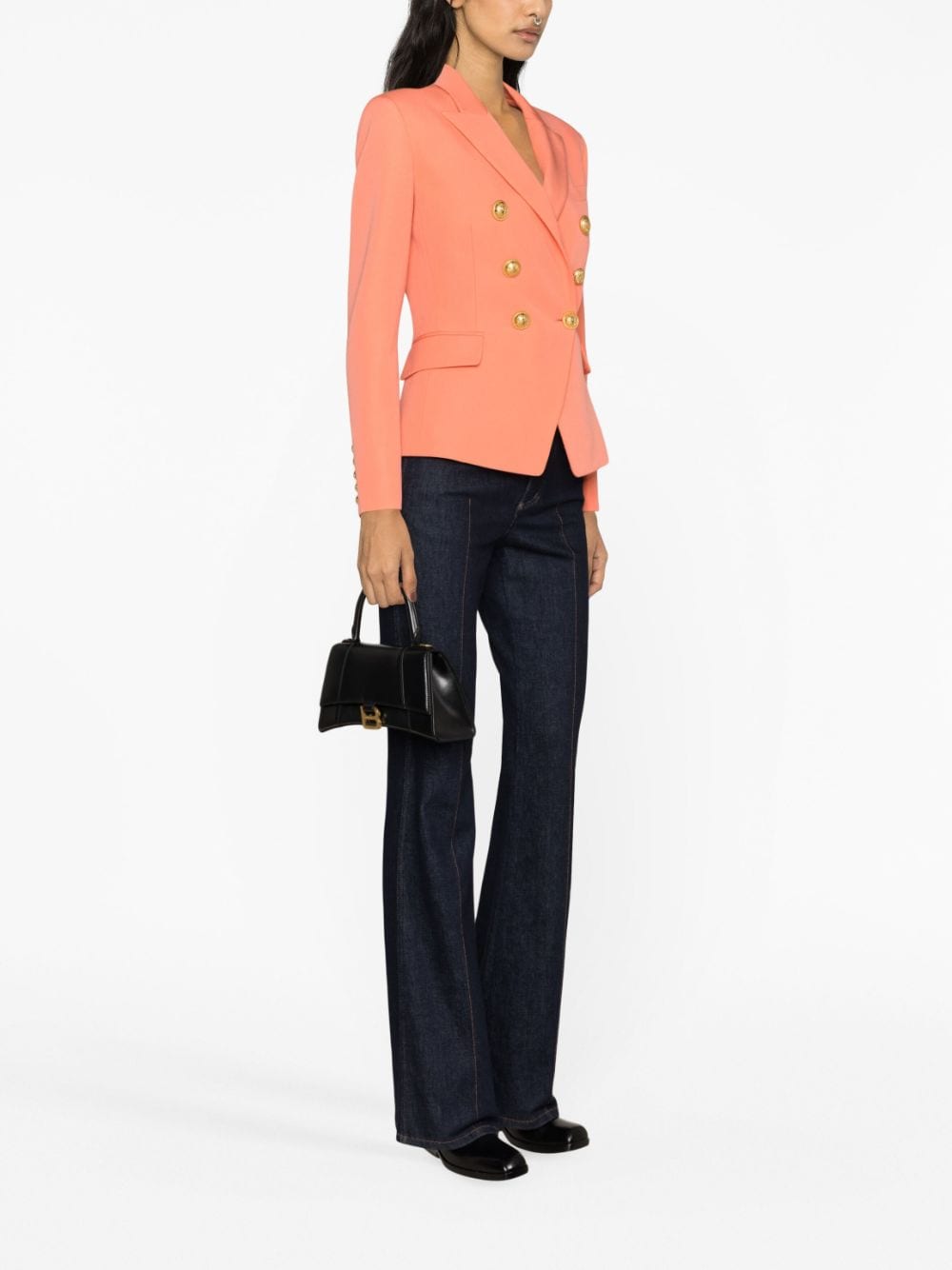 BALMAIN Pink Outer Jacket for Women, 24SS Collection