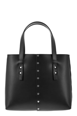 FABIANA FILIPPI Versatile Mini Tote Handbag with Studded Motif and Suede Lining for Women