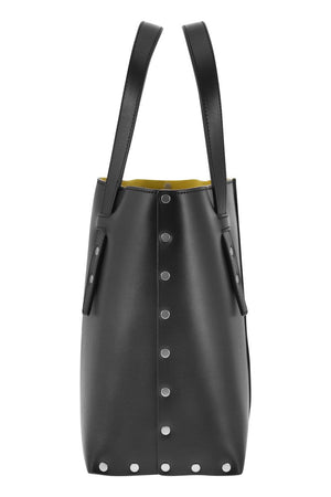 FABIANA FILIPPI Versatile Mini Tote Handbag with Studded Motif and Suede Lining for Women