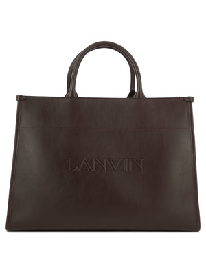 LANVIN Luxurious Red Tote Handbag for Women from FW23 Collection