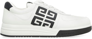 GIVENCHY Embossed 4G Logo White Low Top Trainers for Men