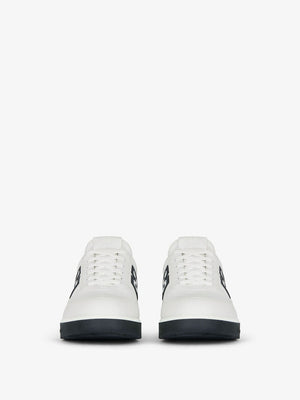 Embossed 4G Logo White Low Top Trainers for Men