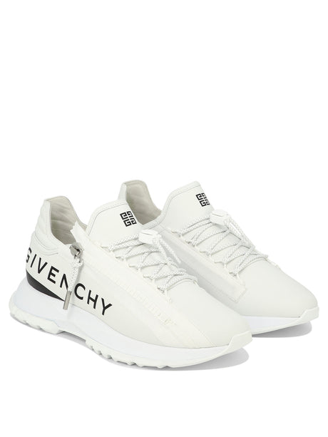 GIVENCHY White Bicolored Technical Sneakers for Men - SS24 Collection