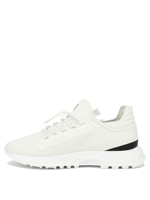 White Bicolored Technical Sneakers for Men - SS24 Collection