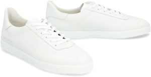 GIVENCHY Men's White Leather Low-Top Sneaker for SS24
