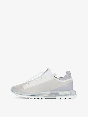 GIVENCHY Spectre Runner Leather Sneakers in Grey