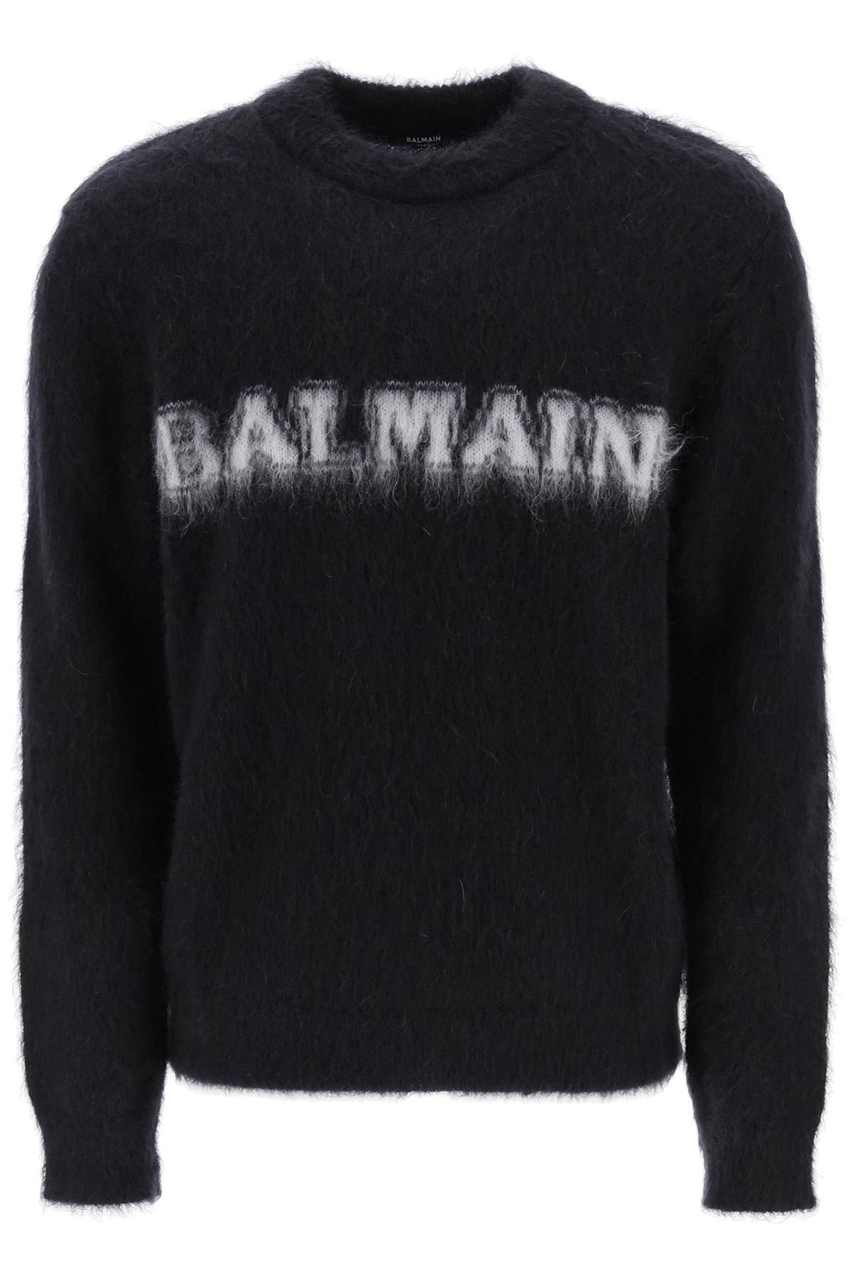 BALMAIN Crew-Neck Mohair Blend Sweater - Size S