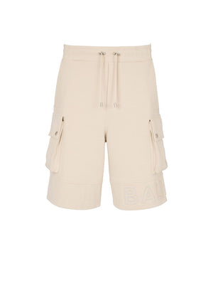 BALMAIN Embossed Reflect Cargo Shorts