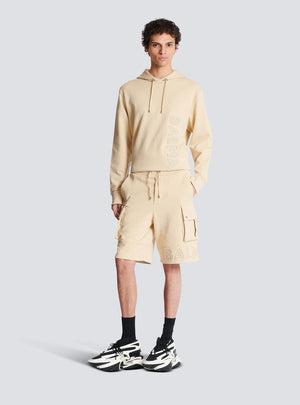 BALMAIN Embossed Reflect Cargo Shorts