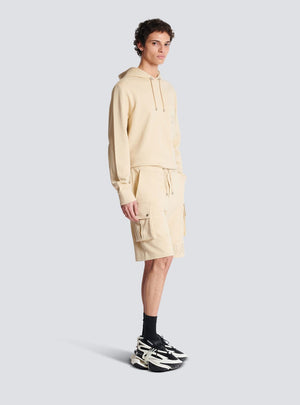 BALMAIN Embossed Reflect Cargo Shorts