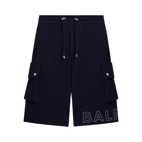 BALMAIN Embossed Reflect Cargo Shorts