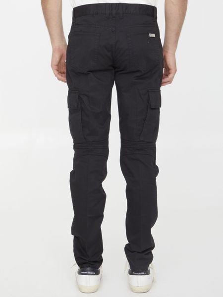 BALMAIN Men's Tapered Cargo Pants - Black