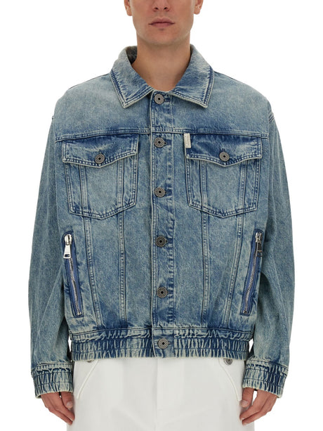 BALMAIN Stylish Regular Fit Denim Jacket (48 IT)