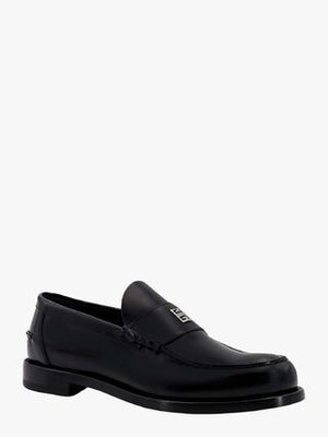 GIVENCHY Black Leather Men's Moccasins for Spring/Summer 2024