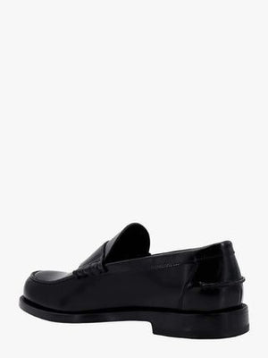 GIVENCHY Black Leather Men's Moccasins for Spring/Summer 2024