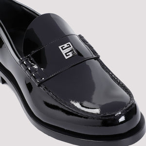 GIVENCHY Elegant Black Leather Loafers