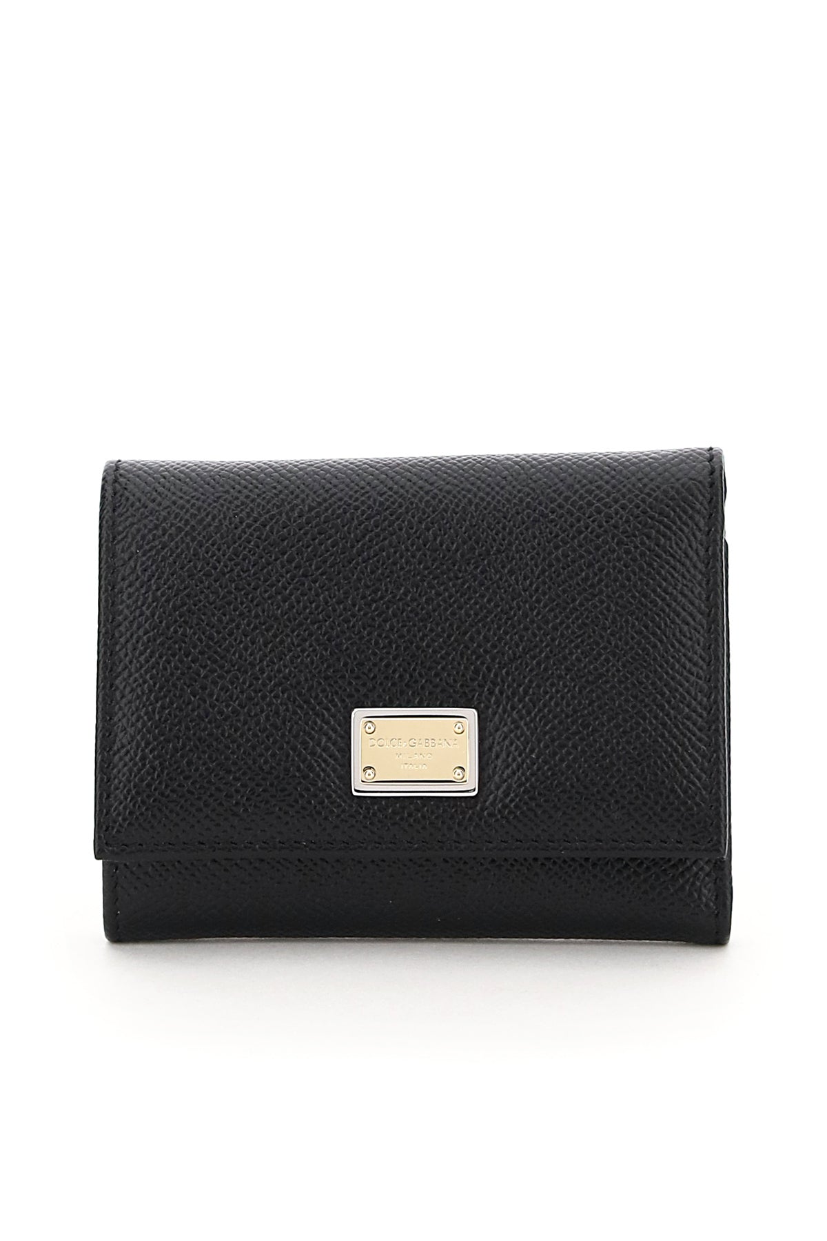 DOLCE & GABBANA Elegant Mini Leather Wallet 10.5 x 8.5 x 2 cm