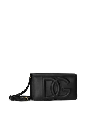 DOLCE & GABBANA Elegant Leather Shoulder Handbag for Women | FW23 Collection