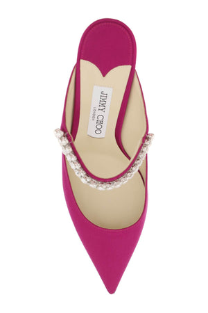 JIMMY CHOO Pink & Purple Crystals Sandals for Women - SS24 Collection