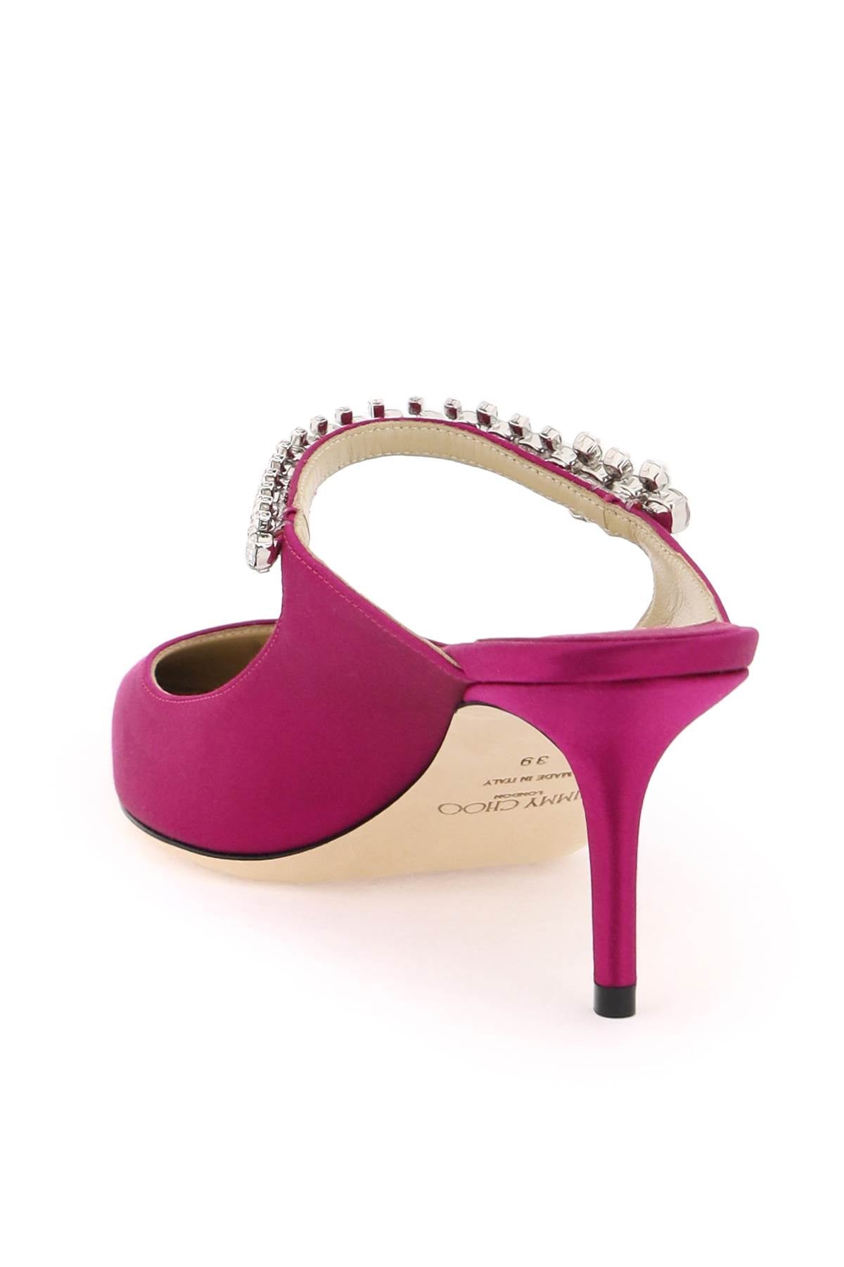 JIMMY CHOO Pink & Purple Crystals Sandals for Women - SS24 Collection