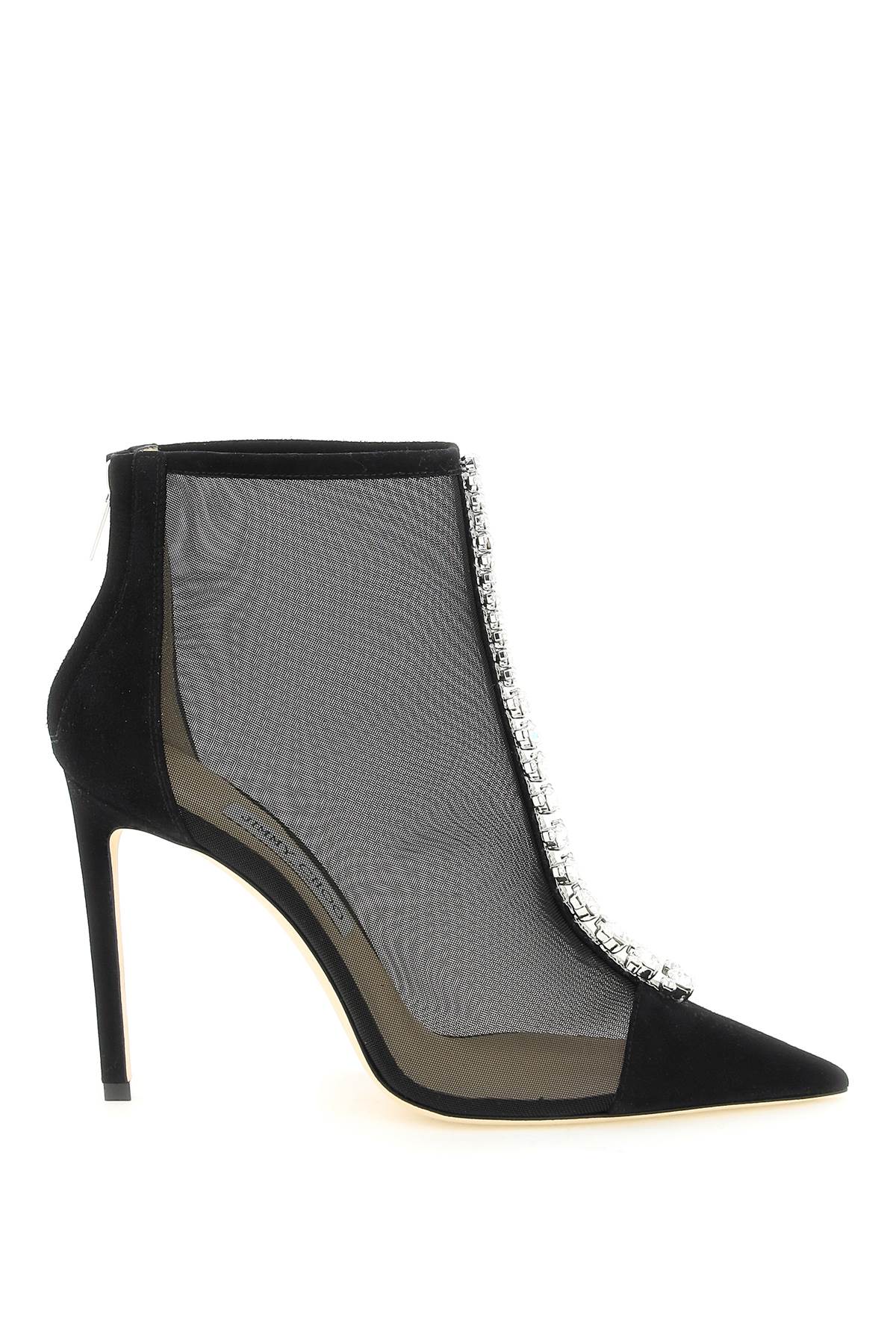 JIMMY CHOO Stunning Black Ankle Boots for Women by Luxury Fashion Brand