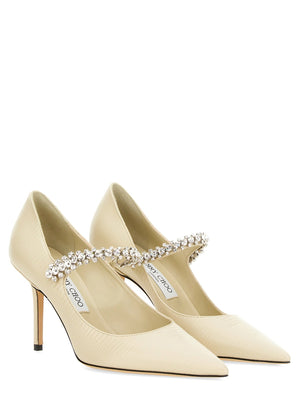 JIMMY CHOO Elegant 85mm Leather Pumps for Women