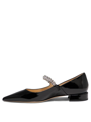 JIMMY CHOO Elegant Black Ballerina Flats for Women