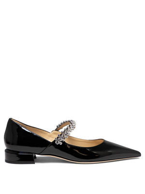 JIMMY CHOO Elegant Black Ballerina Flats for Women