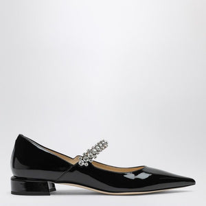 JIMMY CHOO Sparkling Crystal Embellished Patent Leather Pumps for Women