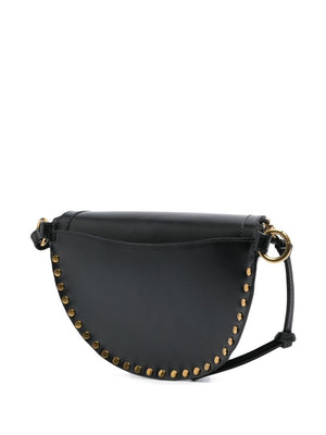 حقيبة حزام جلدية سوداء للنساء - مجموعة صيف 2024