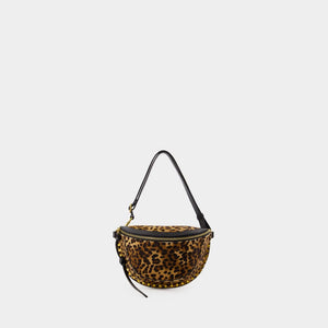 ISABEL MARANT Chic Printed Calf Hair Mini Shoulder Bag