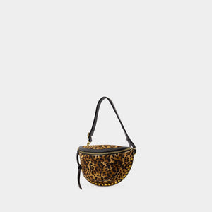 ISABEL MARANT Chic Printed Calf Hair Mini Shoulder Bag