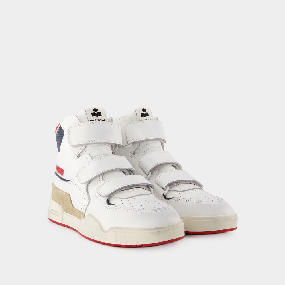 ISABEL MARANT Classic Stadium White Sneakers for Women